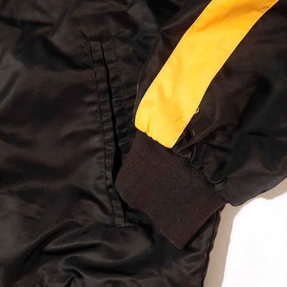 Amazon AWS re:Invent Convention jacket Men's Large Full-Zip Black Satin Bomber - Picture 5 of 9